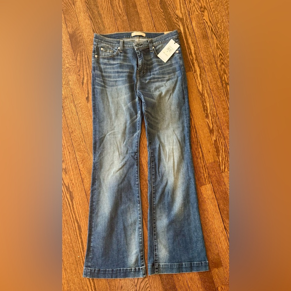 7 For All Mankind Blue Flare Jeans